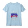 Haiti Haiti Bandiera Origine Sono Haitiano Maglietta con Collo a V - Proud to be Haitian Shirt with Haitian Flag Design