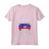 Haiti Haiti Bandiera Origine Sono Haitiano Maglietta con Collo a V - Proud to be Haitian Shirt with Haitian Flag Design