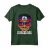 Haitiano Haiti Maglietta - Fiers d'être Haïtien - Leggera e Classica, Ideale per Mostrare il Tuo Orgoglio