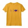 Haiti Cuore Haitiano Battito Cardiaco ECG Pulse - Orgoglio Maglietta con Bandiera Haitiana