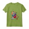Donna Dabbing Unicorn Unicorno Haiti Calcio - Bandiera Haitiana Maglietta con Collo a V - Regalo Divertente per Fan di Calcio Haiti