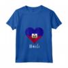 Donna Haitian Root Heart Haiti Bandiera Orgoglio Maglietta con Collo a V - Mostra le tue Radici Haitiane e l'Orgoglio per Haiti