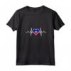 Haiti Bandiera Cuore Haiti Maglietta con Collo a V - Ideale per Mostrare il Tuo Amore e Sostegno alla Tua Patria - Acquista Online Maglietta Patriottica Haiti