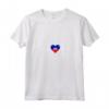Haiti Bandiera Cuore Haiti Maglietta con Collo a V - Ideale per Mostrare il Tuo Amore e Sostegno alla Tua Patria - Acquista Online Maglietta Patriottica Haiti