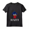Haiti - Maglietta con Collo a V Bandiera Haiti per Uomo, Donna e Bambino - Mostra il tuo Orgoglio per i tuoi Antenati Haiti