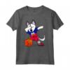 Dabbing Husky Cane Pallacanestro Haiti Basket Bandiera Sport Maglietta - Proud Supporter of Haiti Basketball Team