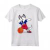 Dabbing Husky Cane Pallacanestro Haiti Basket Bandiera Sport Maglietta - Proud Supporter of Haiti Basketball Team