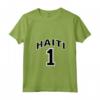 Haiti One Orgoglioso - Maglietta haitiana con Collo a V - Ideale per gli amanti del calcio Haiti
