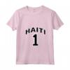 Haiti One Orgoglioso - Maglietta haitiana con Collo a V - Ideale per gli amanti del calcio Haiti