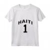 Haiti One Orgoglioso - Maglietta haitiana con Collo a V - Ideale per gli amanti del calcio Haiti