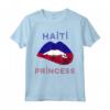Haiti Principessa Haitiana - Maglietta Labbra Bocca Ragazza - Orgoglio Haitiano e Bandiera Haiti - Acquista Online