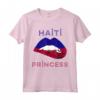 Haiti Principessa Haitiana - Maglietta Labbra Bocca Ragazza - Orgoglio Haitiano e Bandiera Haiti - Acquista Online
