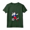 Donna Dabbing Husky Dog Haiti Calcio tifosi Jersey - Maglietta Calcio con Collo a V - Orgoglio haitiano per Appassionati di Calcio