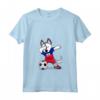 Donna Dabbing Husky Dog Haiti Calcio tifosi Jersey - Maglietta Calcio con Collo a V - Orgoglio haitiano per Appassionati di Calcio