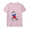 Donna Dabbing Husky Dog Haiti Calcio tifosi Jersey - Maglietta Calcio con Collo a V - Orgoglio haitiano per Appassionati di Calcio