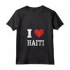 Haiti Haitiano Maglietta con Collo a V - Fiere Radici Haitiane - Ideale per Festival e Riunioni di Famiglia