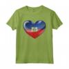 Cuore di Quercia - Emblema Bandiera Haiti Maglietta - Celebra l'Eredità Haitiana con Stile