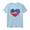 Cuore di Quercia - Emblema Bandiera Haiti Maglietta - Celebra l'Eredità Haitiana con Stile