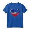 Cuore di Quercia - Emblema Bandiera Haiti Maglietta - Celebra l'Eredità Haitiana con Stile