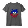 Proud Haitian Shirts - Strappato Bandiera Haiti Maglietta - Ideale per Mostrare il Tuo Orgoglio Haitiano