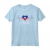 Haiti Cute Haiti Bandiera Cuore Battito - Maglietta Orgoglioso Haitiano - Ideale per Mostrare il Tuo Amore per Haiti