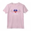 Haiti Cute Haiti Bandiera Cuore Battito - Maglietta Orgoglioso Haitiano - Ideale per Mostrare il Tuo Amore per Haiti