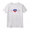 Haiti Cute Haiti Bandiera Cuore Battito - Maglietta Orgoglioso Haitiano - Ideale per Mostrare il Tuo Amore per Haiti