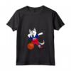 Dabbing Husky Haiti Basketball Pride - Donna Pallacanestro Maglietta con Collo a V - Ideale per Allenamenti o Come Regalo