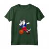 Dabbing Husky Haiti Basketball Pride - Donna Pallacanestro Maglietta con Collo a V - Ideale per Allenamenti o Come Regalo
