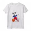 Dabbing Husky Haiti Basketball Pride - Donna Pallacanestro Maglietta con Collo a V - Ideale per Allenamenti o Come Regalo