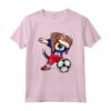 Funny Dabbing Beagle Dog Haiti Calcio - Bandiera Haitiana Maglietta per Fan della Squadra di Calcio di Haiti - Regalo Compleanno o Natale