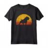 Retro Pitbull Shirt Men Women Kids Dog Mom Dad - Vintage Pitbull Silhouette Tee for Dog Lovers - Great for Christmas, Thanksgiving, Halloween