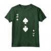 Due di Picche Mazzo di Carte Costume di Halloween - Maglietta per Gruppo - Ideale per Serate di Poker e Feste a Tema