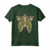 Divertente Weed Rib Cage - 420 T-Shirt Maglietta per Amanti delle Erbacce e della Marijuana - Regalo per Festival e Dispensari di Erbe Infestanti