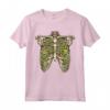 Divertente Weed Rib Cage - 420 T-Shirt Maglietta per Amanti delle Erbacce e della Marijuana - Regalo per Festival e Dispensari di Erbe Infestanti