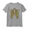 Divertente Weed Rib Cage - 420 T-Shirt Maglietta per Amanti delle Erbacce e della Marijuana - Regalo per Festival e Dispensari di Erbe Infestanti