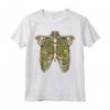 Divertente Weed Rib Cage - 420 T-Shirt Maglietta per Amanti delle Erbacce e della Marijuana - Regalo per Festival e Dispensari di Erbe Infestanti