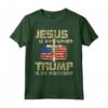 Jesus Is My Savior Trump Is My President - Funny Political Maglietta for Men and Women - Great Gift for Trump Supporters on Christmas or Birthdays