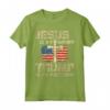 Jesus Is My Savior Trump Is My President - Funny Political Maglietta for Men and Women - Great Gift for Trump Supporters on Christmas or Birthdays