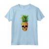 Maglietta Hawaiana con Teschio di Ananas - Design Aloha State - Ideale per Surfisti e Amanti delle Hawaii