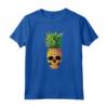 Maglietta Hawaiana con Teschio di Ananas - Design Aloha State - Ideale per Surfisti e Amanti delle Hawaii