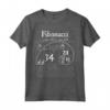 Nerd Fibonacci Citazione Golden Spiral Algebra Matematica Insegnante Maglietta - Regalo Unico per Geek e Amanti della Scienza durante le Vacanze