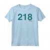 HapTiger Player 218 Costume Maglietta - Official Netflix Korean Drama Game Tee - Lee Yoo-mi Jung Ho-yeon Halloween Apparel