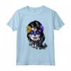 Gotico Donna Teschio Dia de los Muertos - Maglietta unica per Halloween e Eventi Speciali - Ideale per Compleanno o Natale