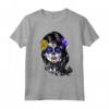 Gotico Donna Teschio Dia de los Muertos - Maglietta unica per Halloween e Eventi Speciali - Ideale per Compleanno o Natale