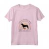 Donna La Vita è Migliore con un Hamiltonstovare - Rainbow Dog Mom Maglietta con Collo a V - Regalo Divertente per Amanti degli Animali Domestici