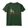 Hamiltonstövare (Foxhound svedese) ECG Battito Cardiaco del Cane Maglietta - Regalo per Amanti dei Cani - Ideale per Compleanni e Vacanze