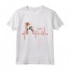 Hamiltonstövare (Foxhound svedese) ECG Battito Cardiaco del Cane Maglietta - Regalo per Amanti dei Cani - Ideale per Compleanni e Vacanze