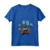 Donna Hamiltonstovare Paw Mom Dad Dog Amante - Maglietta con Collo a V - Regalo per amanti di cani - Design Vintage Mountain