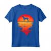 Tramonto Hamiltonstovare Cane - Maglietta Arte per Uomo e Donna - Regalo Unico per Amanti di Cani Hamiltonstovare